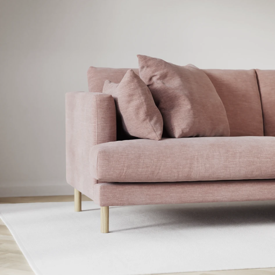 Harper - 3-sits soffa - Rosa