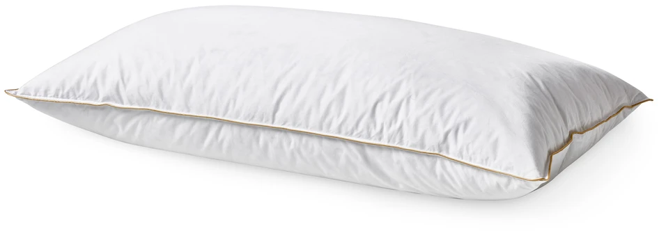 Bedford - Hotellkudde i dun, 50x90 cm, höjd mellan - Vit