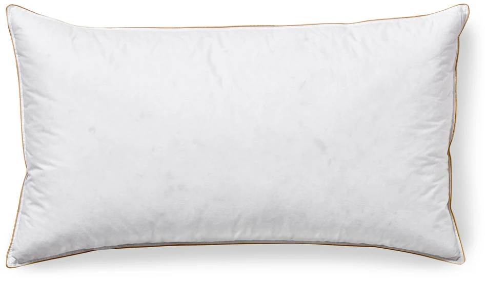 Bedford - Hotellkudde i dun, 50x90 cm, höjd mellan - Vit