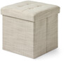 Marja - Sittpall, B 38 cm, linnetyg - Beige