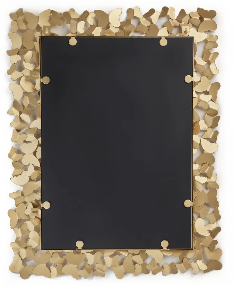 Papillon - Spegel 70x90 cm - Gul