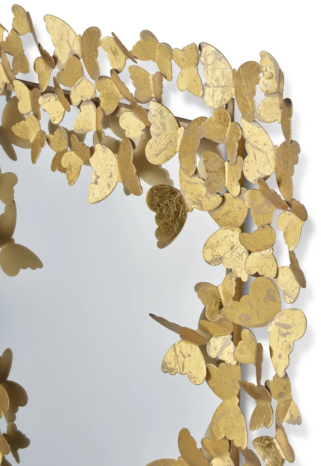 Papillon - Spegel 70x90 cm - Gul