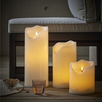 Flamme - LED-blockljus, Ø16 H30 cm - inspiration