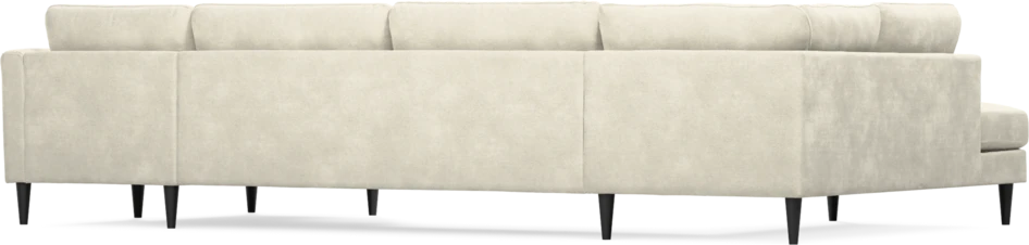 Bridge - 3-sits soffa med divan vänster och schäslong höger - Vit