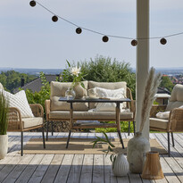 Mallorca - Utesoffgrupp med soffa+2 fåtöljer+bord - inspiration
