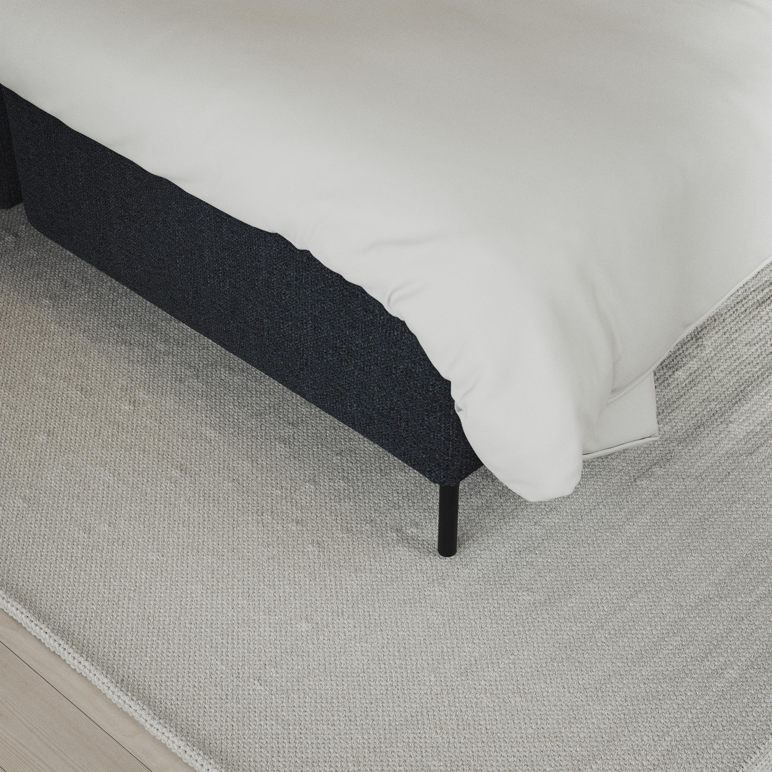 Delux Exclusive - Kontinentalsäng, enkelsäng 140 cm med bäddmadrass och sängben - inspiration