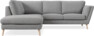 Madison Lux - 2-sits soffa med divan vänster - Grå