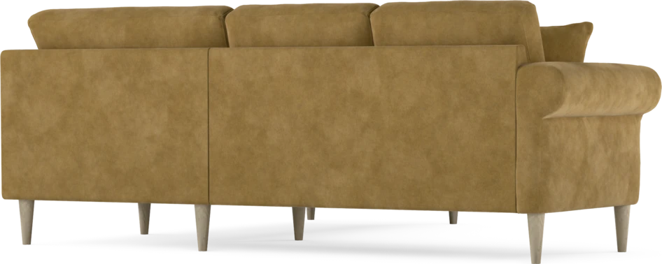 Eden - Hörnsoffa, 2+2-sits - Gul