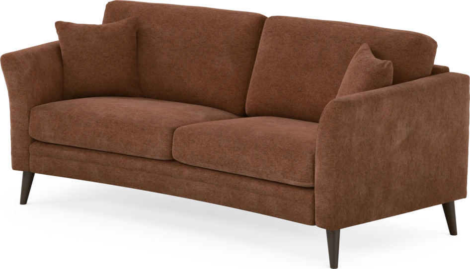 Eden - 2,5-sits soffa svängd - Orange