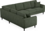 Eden - Hörnsoffa, 2+3-sits - Grön