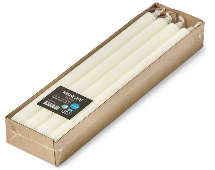 Skymning, Kronljus, H 35 Ø 2,2 cm, brinntid 13 h, 8-pack