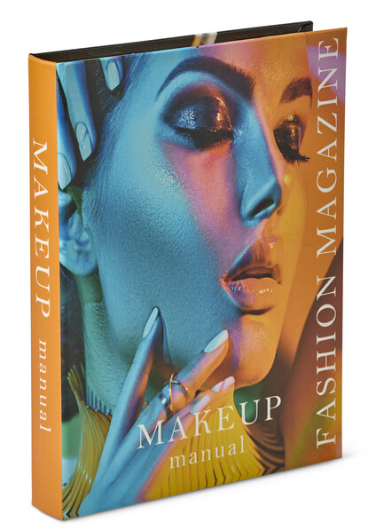 Makeup - Förvaringslåda, L 28,5, B 22, H 5 cm - Orange