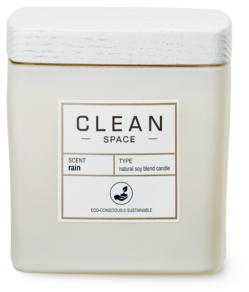 Clean Space - Doftljus, Rain, brinntid 40 h - Vit