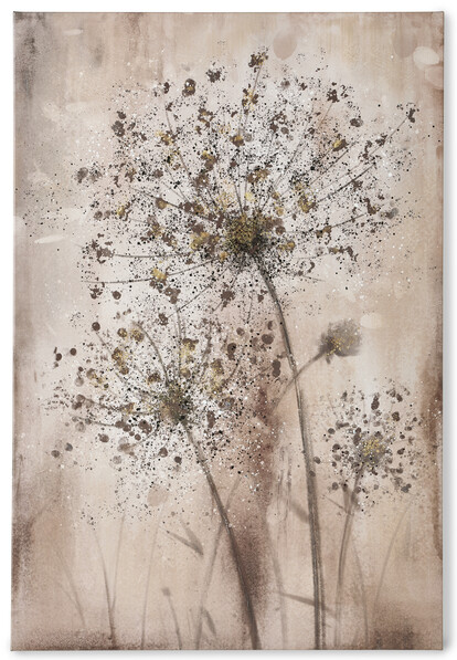 Dried Flowers - Tavla, 80x120 cm - Beige