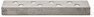 Chandelle - Ljusstake, 65x13x6, till rustikljus & värmeljus - Grå