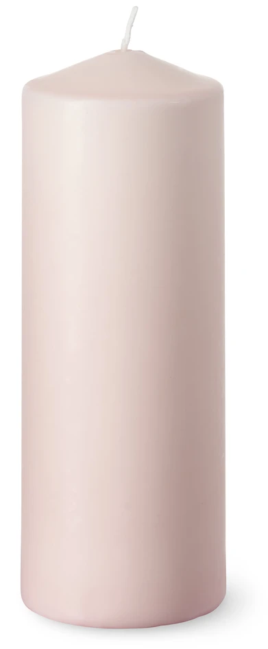 Glänsa - Blockljus, H 18 Ø 7 cm, brinntid 48 h - Rosa