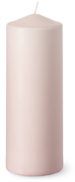Glänsa - Blockljus, Ø 7, H 18 cm, brinntid 48 h - Rosa