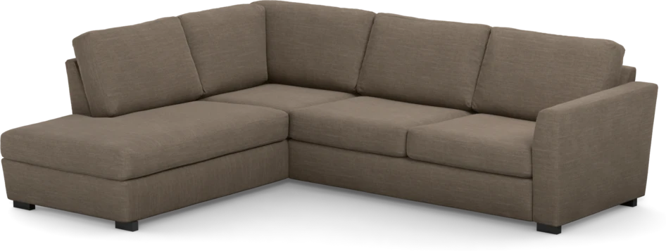 Friday - 2,5-sits soffa med divan vänster - Brun