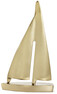 Sailing - Prydnadsföremål, 19x6x32 cm - Gul