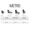Stressless Metro Office - Fåtölj, hög - Beige