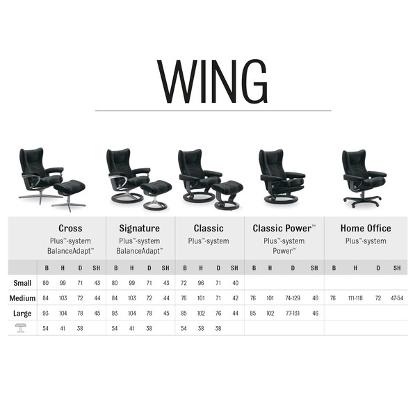 Stressless Wing - Fåtölj - Brun