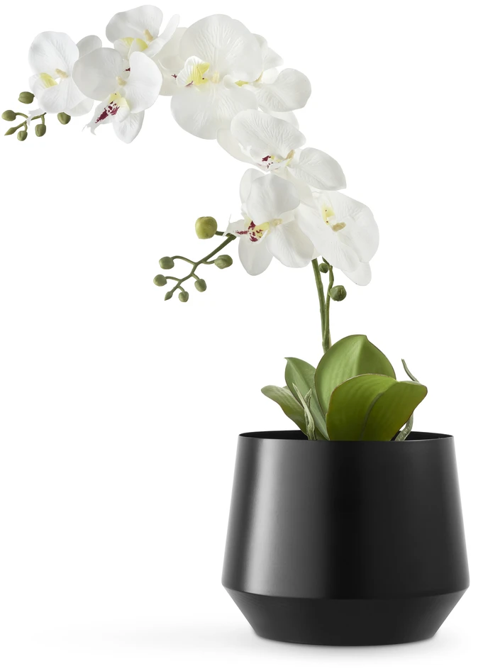 Holly - Kruka, H 21 Ø 25 cm - Svart