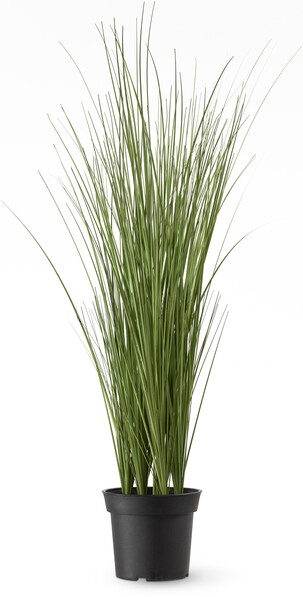 Gräs - Konstväxt i kruka, H 84 Ø 45 cm - Grön