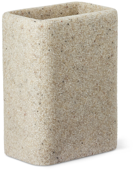 Stilla - Tandborstmugg, 9x6x11,5 cm - Beige