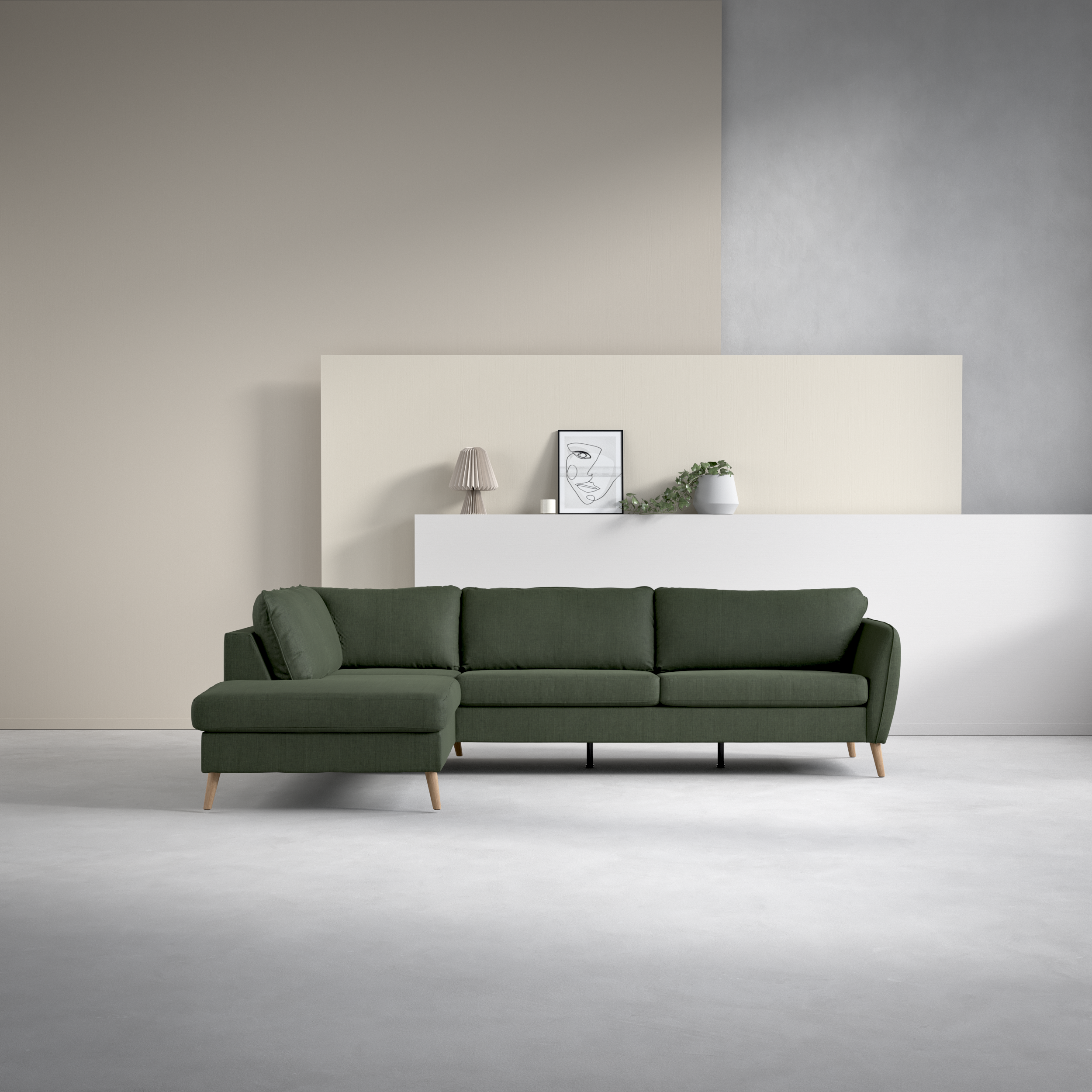 County - 2,5-sits soffa med divan vänster - inspiration