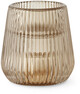 Doble - Ljusstake, H 6,5 cm - Brun