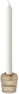 Doble - Ljusstake, H 6,5 cm - Brun