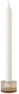 Puck - Ljusstake, H 3,6 cm - Brun