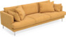Harper - 4-sits soffa - Gul