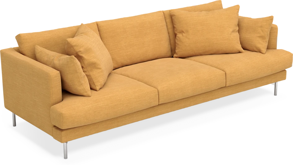 Harper - 4-sits soffa - Gul