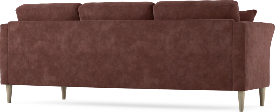 Eden - 3-sits soffa svängd - Röd