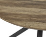 Santos - Matbord, Ø 120 cm - Brun
