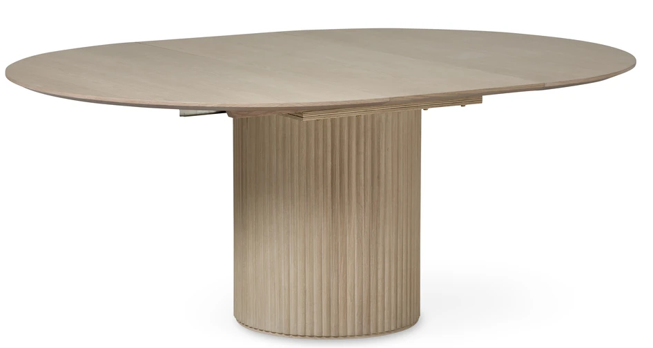 Cord - Matbord, Ø 136-186 cm - Vit
