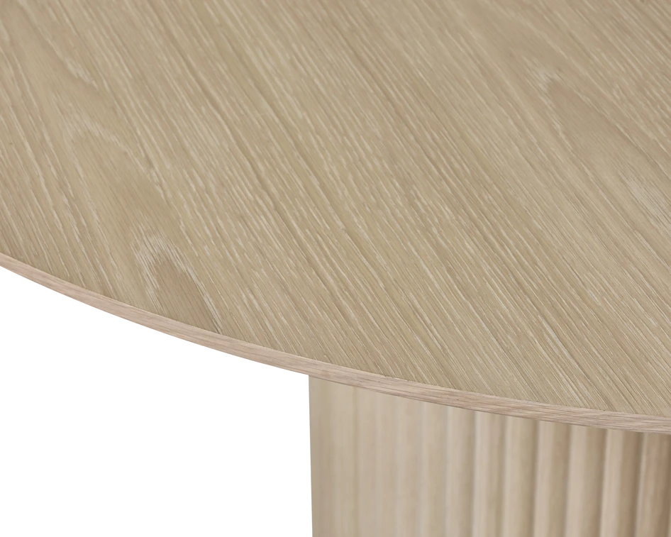 Cord - Matbord, Ø 136-186 cm - Vit