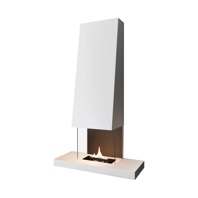 Raff, Öppen spis, vägghängd, 100x40x165 cm