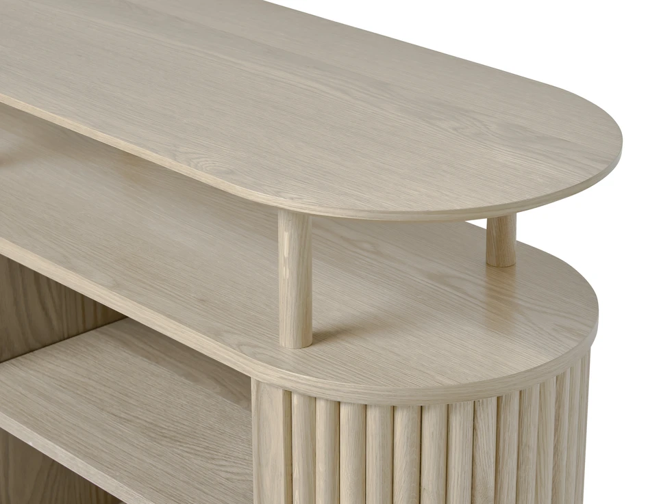 Cord - Skänk, B 155 cm - Vit