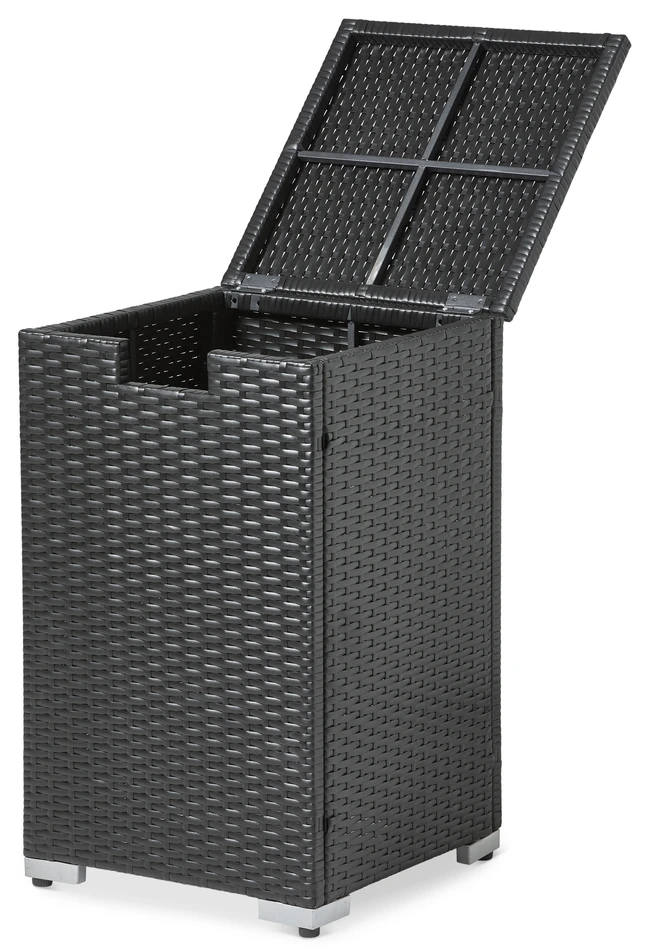 Riga - Förvaringsbox för gasoltub, H 68 cm - Svart