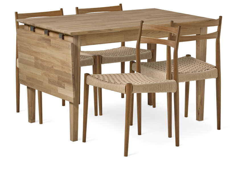 Ekerö - Matgrupp med 4 stolar Ines - Beige