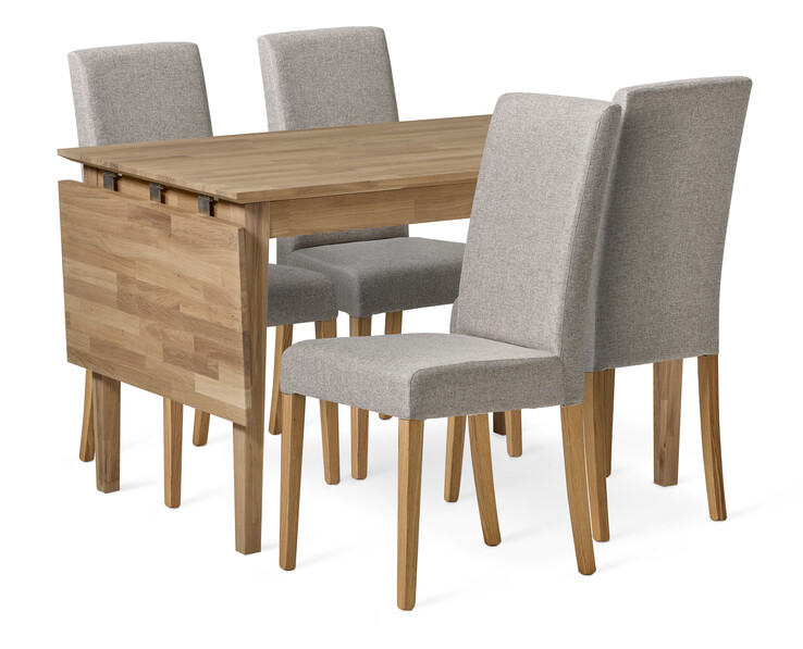 Ekerö - Matgrupp med 4 stolar Ekenäs - Beige