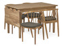 Ekerö - Matgrupp med 4 stolar Sixten - Beige