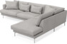 Harper - 3-sits soffa med divan höger - Vit