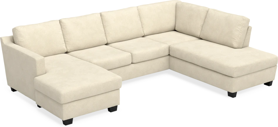 Friday - 3-sits soffa med schäslong vänster och divan höger - Beige