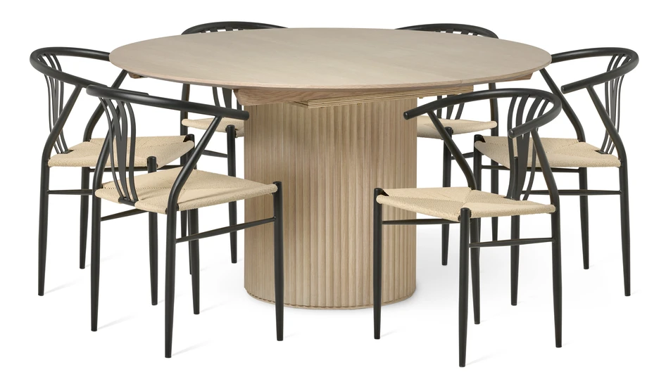 Cord - Matgrupp med 6 stolar Yngve - Beige