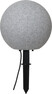 Stone - Dekorationsbelysning, Ø30 H29 cm - Grå