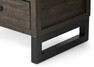 Woodenforge - Tv-bänk, B 175 cm - Svart