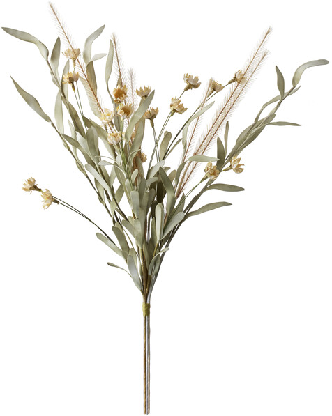 Våräng - Blombukett, H 56 cm - Beige